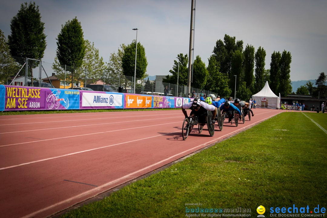 WELTKLASSE AM SEE Rollstuhl-Leichtathletik: Arbon am Bodensee, 20.05.2023