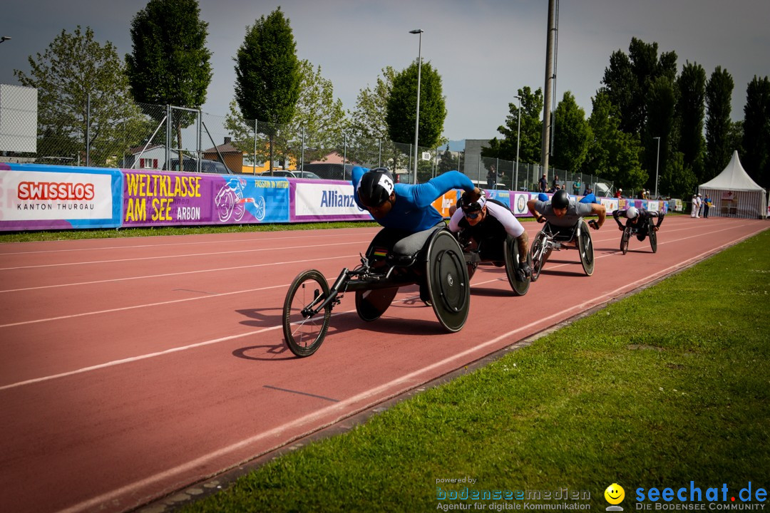 WELTKLASSE AM SEE Rollstuhl-Leichtathletik: Arbon am Bodensee, 20.05.2023