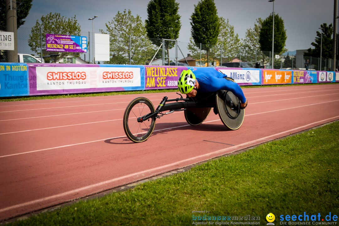 WELTKLASSE AM SEE Rollstuhl-Leichtathletik: Arbon am Bodensee, 20.05.2023