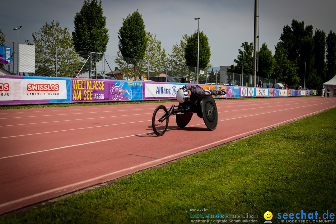 WELTKLASSE AM SEE Rollstuhl-Leichtathletik: Arbon am Bodensee, 20.05.2023