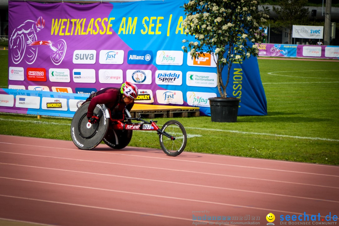 WELTKLASSE AM SEE Rollstuhl-Leichtathletik: Arbon am Bodensee, 20.05.2023