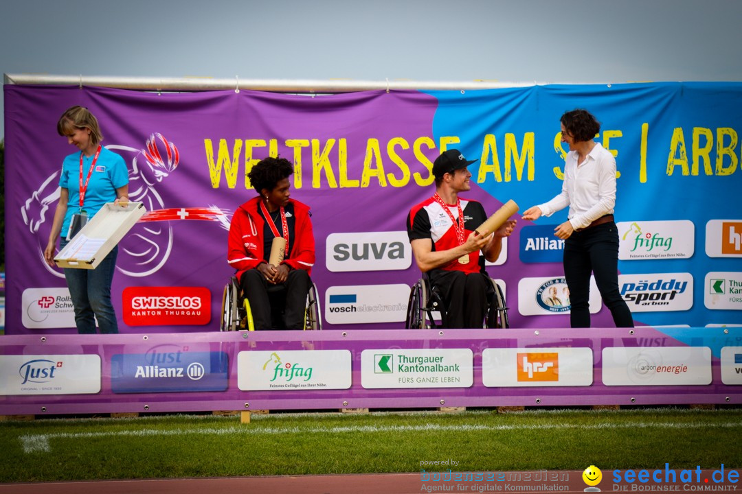 WELTKLASSE AM SEE Rollstuhl-Leichtathletik: Arbon am Bodensee, 20.05.2023