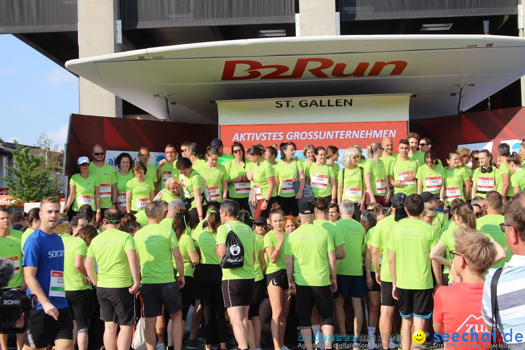 B2Run Schweizer Firmenlauf: St. Gallen, 05.06.2023