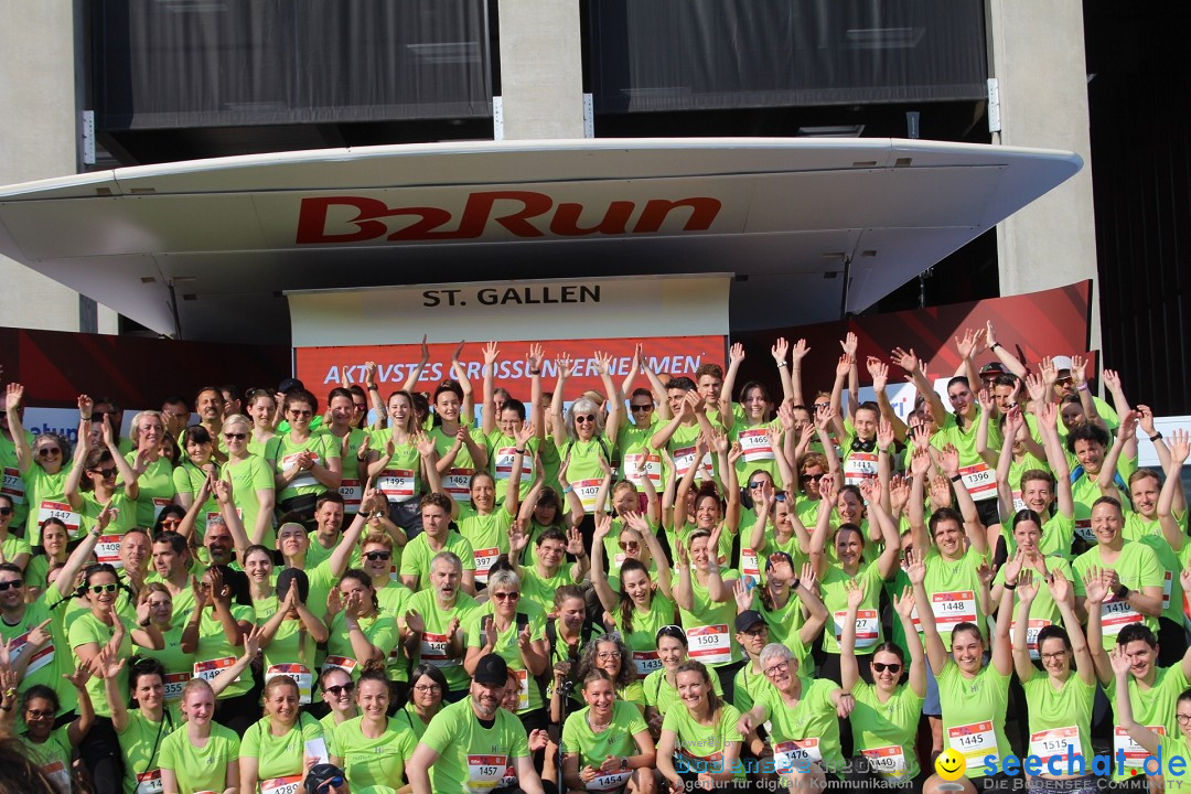 B2Run Schweizer Firmenlauf: St. Gallen, 05.06.2023