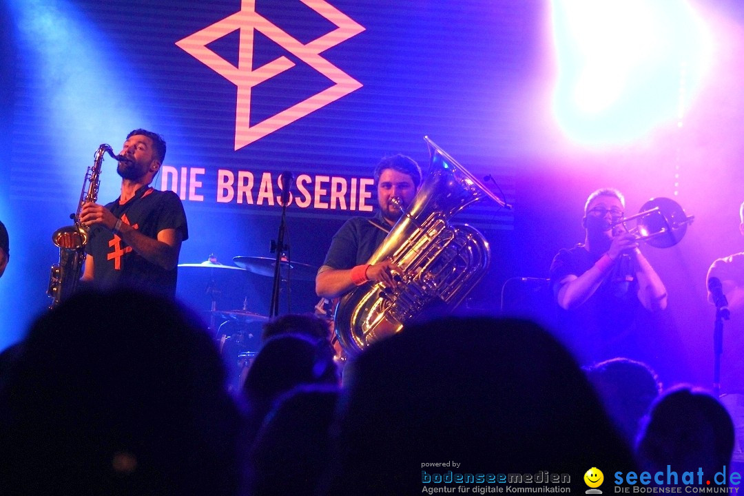 BRASSPARTY: 2-Takt-Brass, DIE BRASSERIE, JRH: Fleischwangen, 10.06.2023