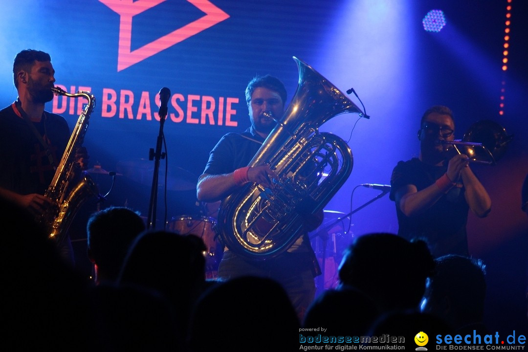 BRASSPARTY: 2-Takt-Brass, DIE BRASSERIE, JRH: Fleischwangen, 10.06.2023