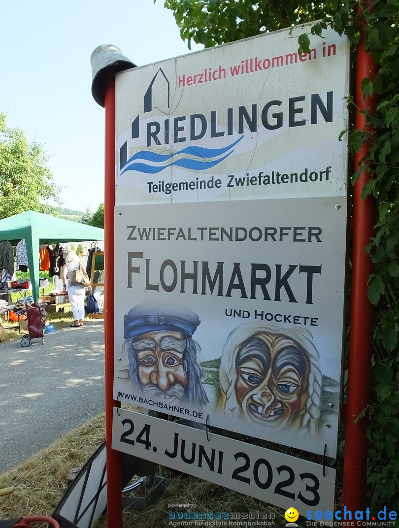 Flohmarkt: Zwiefaltendorf, 24.06.2023