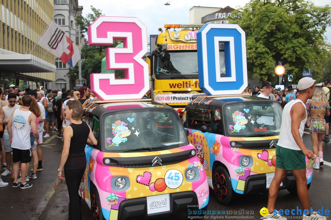 30 Jahre Street Parade - Motto: I WISH: Zuerich, 12.08.2023