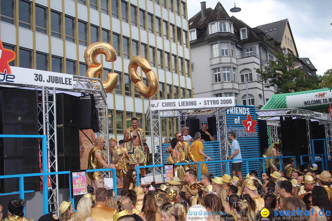 30 Jahre Street Parade - Motto: I WISH: Zuerich, 12.08.2023