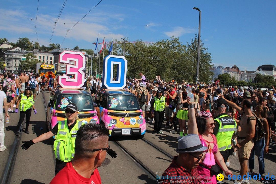 30 Jahre Street Parade - Motto: I WISH: Zuerich, 12.08.2023