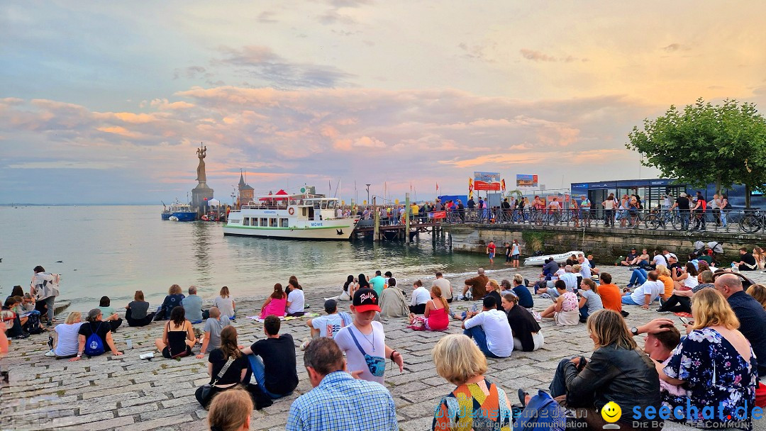 SEENACHTFEST mit Feuerwerk: Konstanz am Bodensee, 12.08.2023