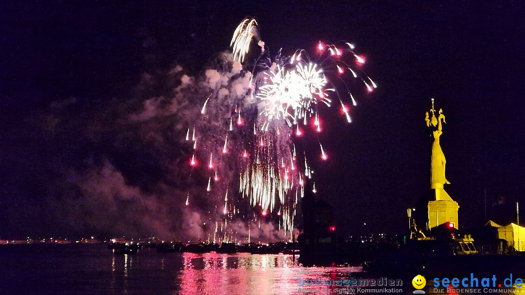 SEENACHTFEST mit Feuerwerk: Konstanz am Bodensee, 12.08.2023