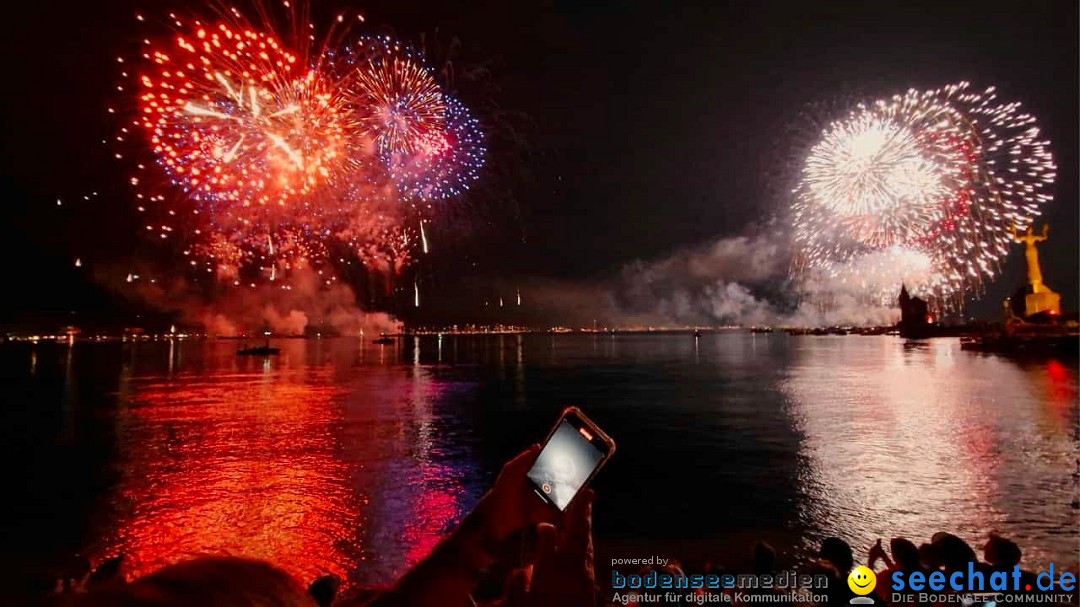 SEENACHTFEST mit Feuerwerk: Konstanz am Bodensee, 12.08.2023