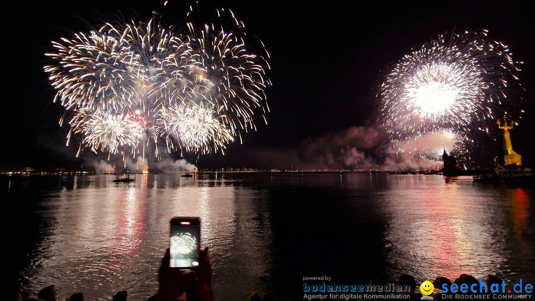 SEENACHTFEST mit Feuerwerk: Konstanz am Bodensee, 12.08.2023