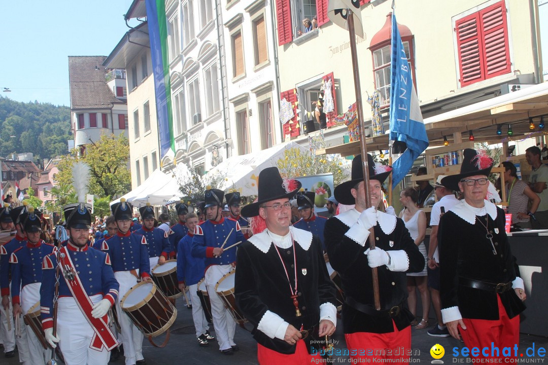 Badenfahrt 2023 in der Schweiz, Baden: 20.08.2023