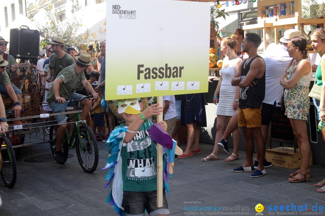 Badenfahrt 2023 in der Schweiz, Baden: 20.08.2023