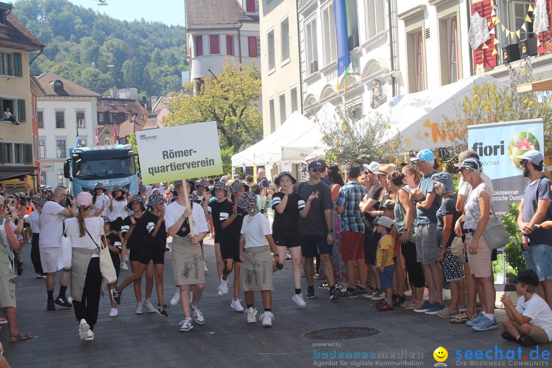 Badenfahrt 2023 in der Schweiz, Baden: 20.08.2023