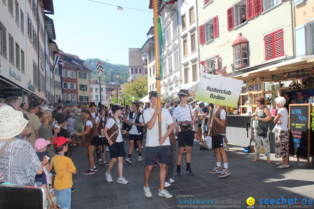 Badenfahrt 2023 in der Schweiz, Baden: 20.08.2023