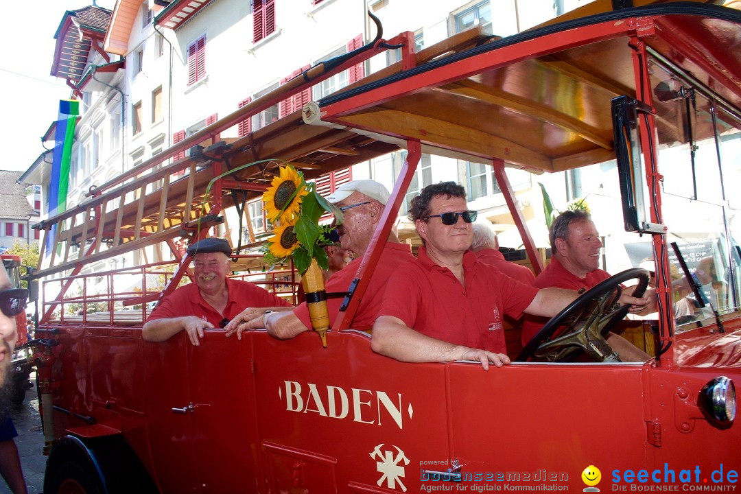 Badenfahrt 2023 in der Schweiz, Baden: 20.08.2023