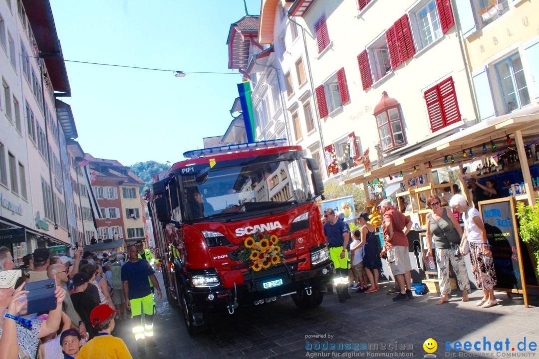 Badenfahrt 2023 in der Schweiz, Baden: 20.08.2023