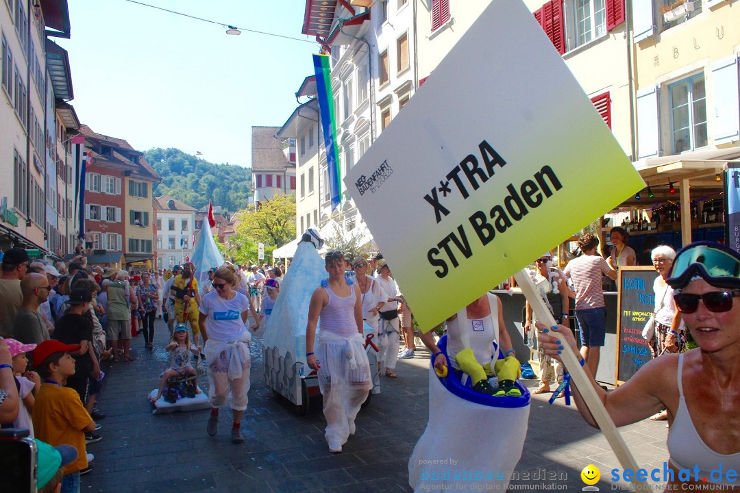 Badenfahrt 2023 in der Schweiz, Baden: 20.08.2023