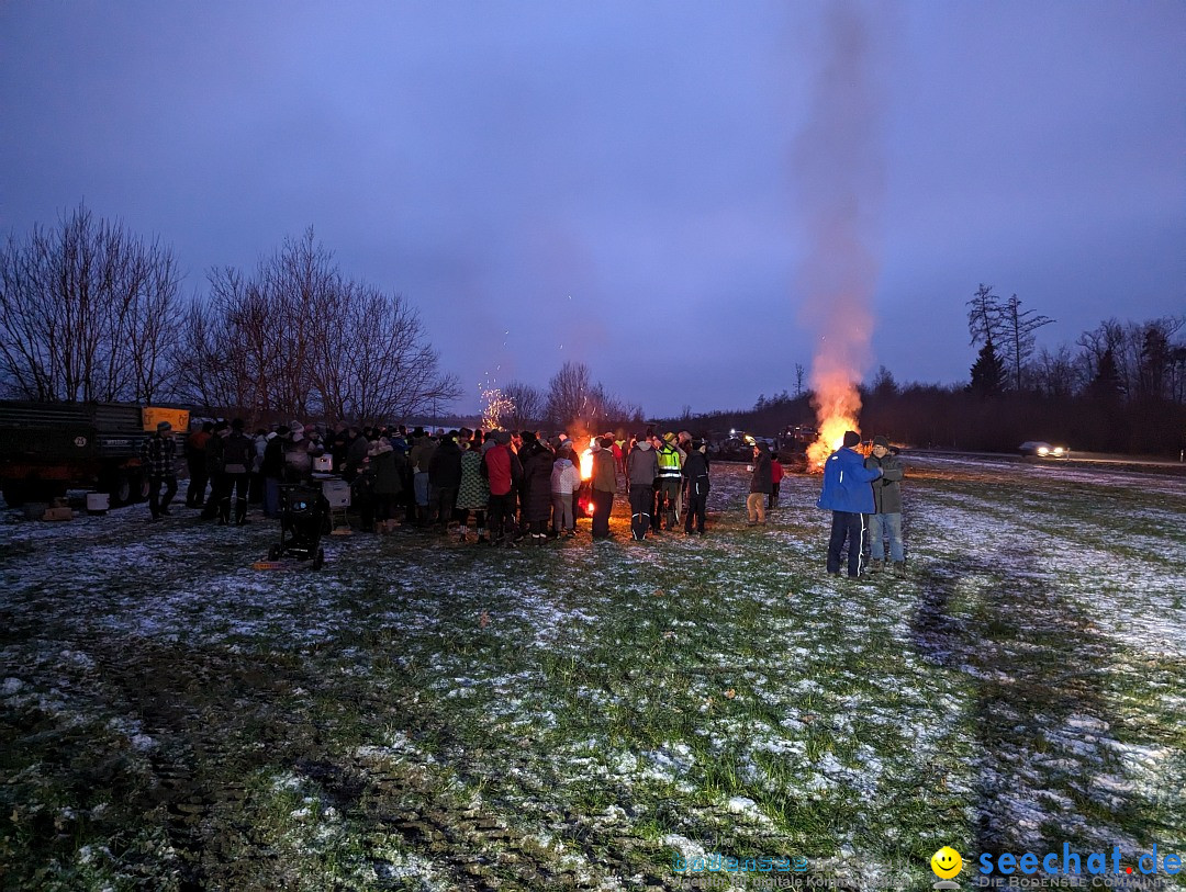 Bauern-Protest: Markdorf am Bodensee, 12.01.2024