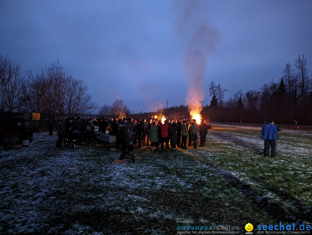 Bauern-Protest: Markdorf am Bodensee, 12.01.2024