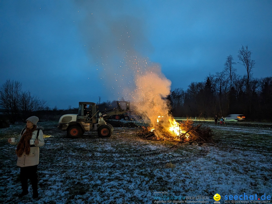 Bauern-Protest: Markdorf am Bodensee, 12.01.2024