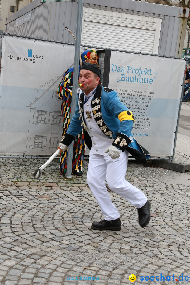 Rosenmontagsumzug - Narrensprung: Ravensburg, 12.02.2024