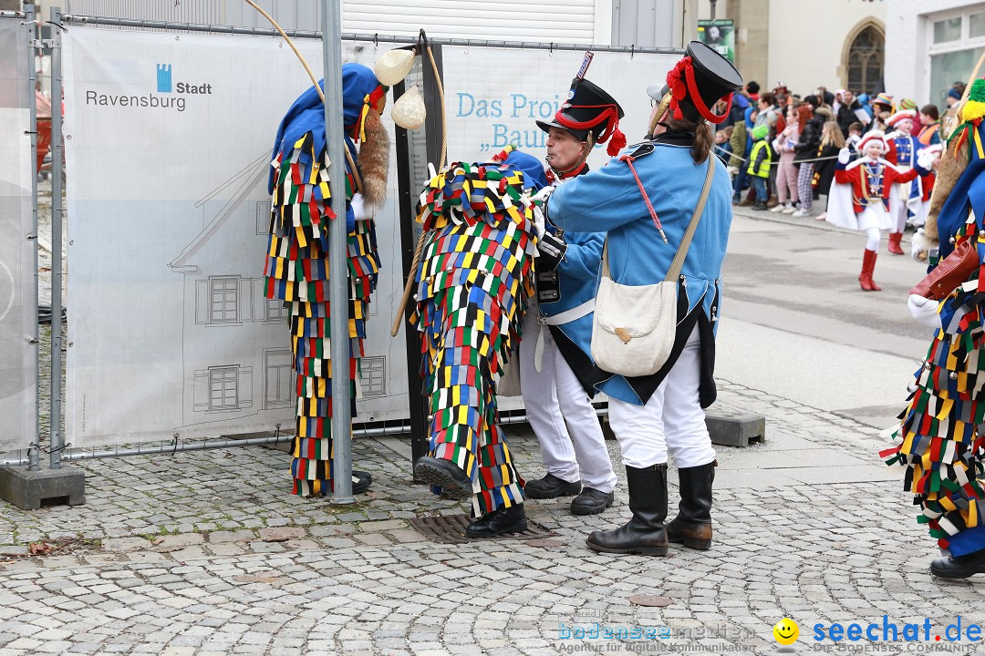 Rosenmontagsumzug - Narrensprung: Ravensburg, 12.02.2024