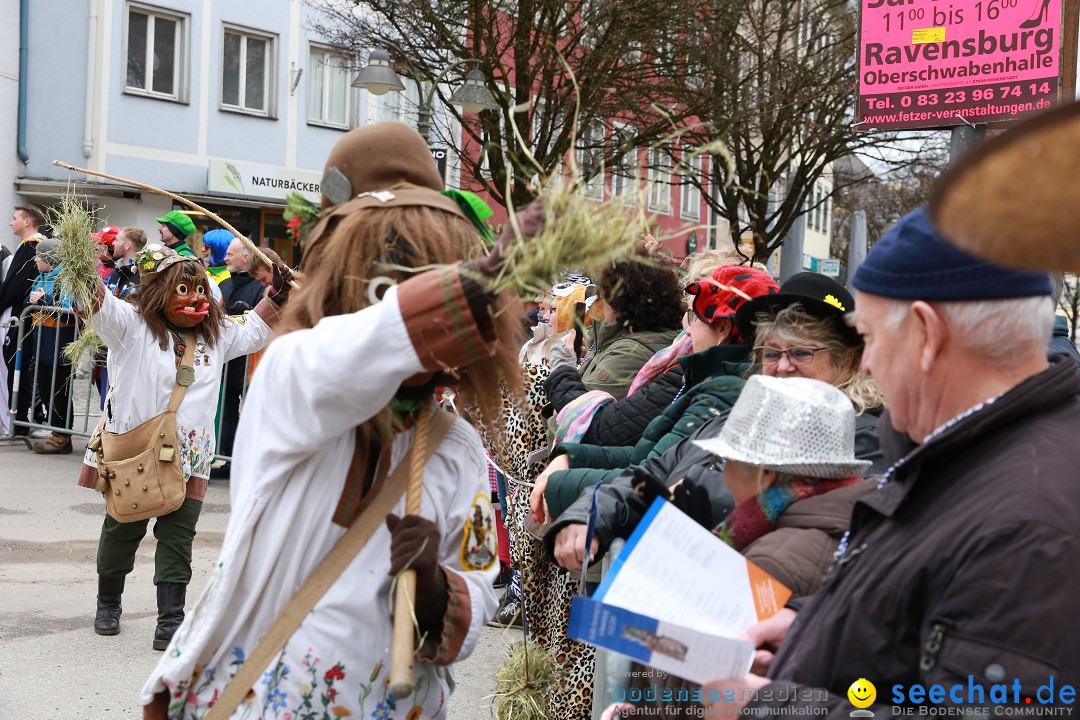 Rosenmontagsumzug - Narrensprung: Ravensburg, 12.02.2024