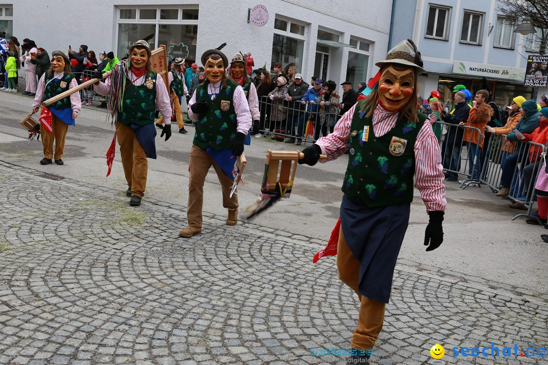 Rosenmontagsumzug - Narrensprung: Ravensburg, 12.02.2024