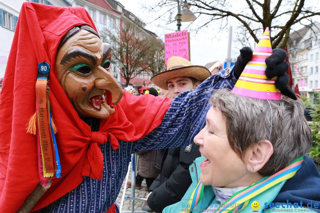 Rosenmontagsumzug - Narrensprung: Ravensburg, 12.02.2024