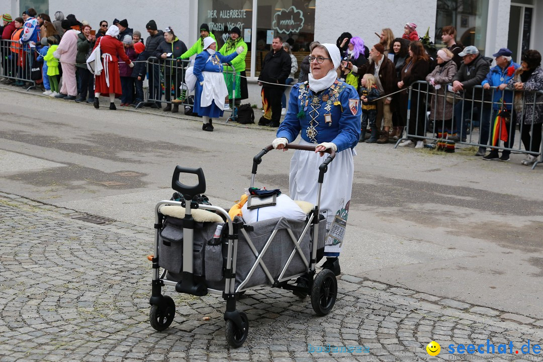 Rosenmontagsumzug - Narrensprung: Ravensburg, 12.02.2024