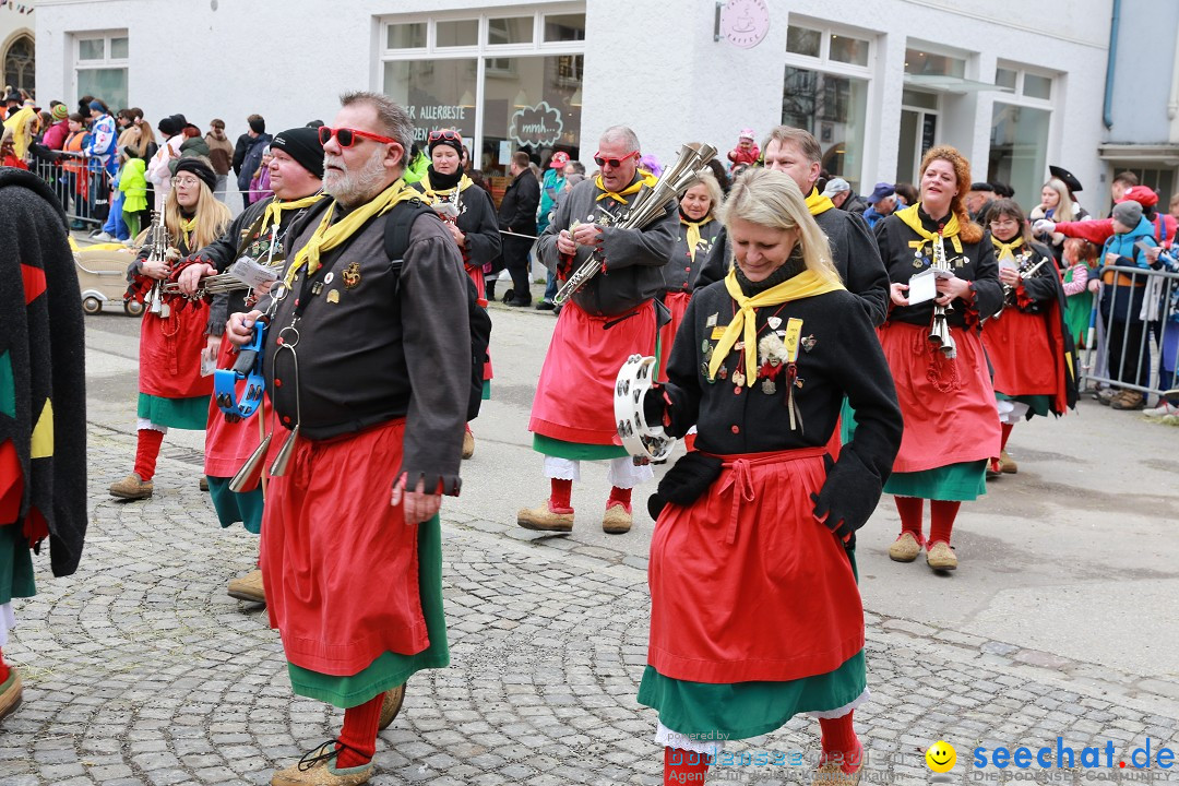 Rosenmontagsumzug - Narrensprung: Ravensburg, 12.02.2024