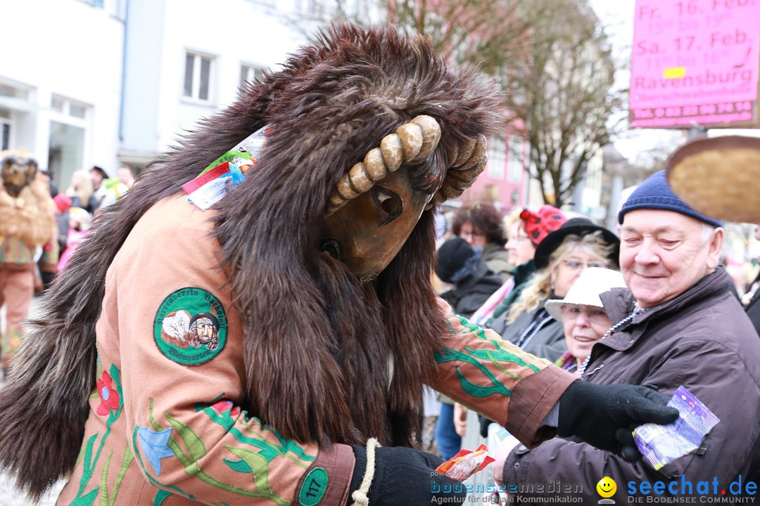 Rosenmontagsumzug - Narrensprung: Ravensburg, 12.02.2024