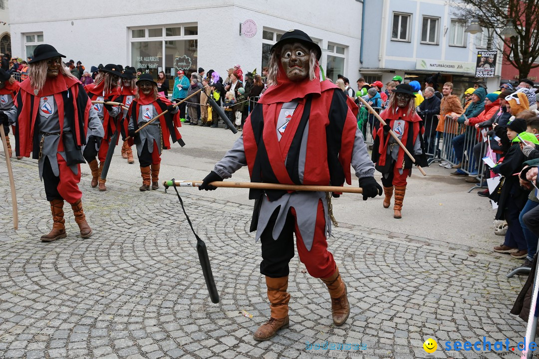 Rosenmontagsumzug - Narrensprung: Ravensburg, 12.02.2024