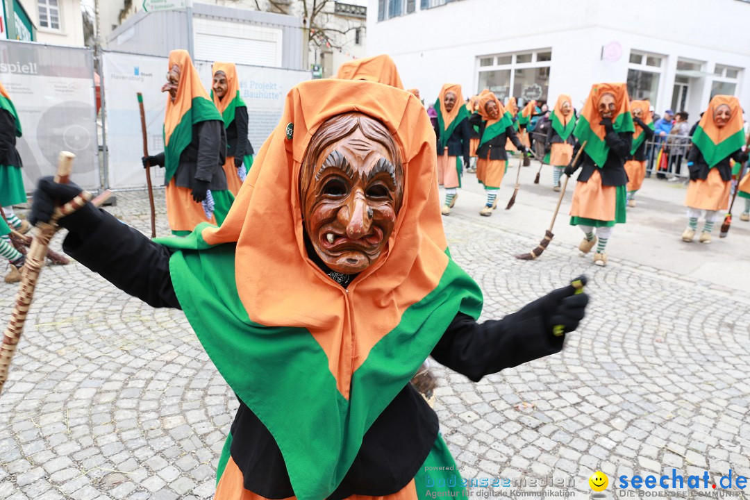 Rosenmontagsumzug - Narrensprung: Ravensburg, 12.02.2024