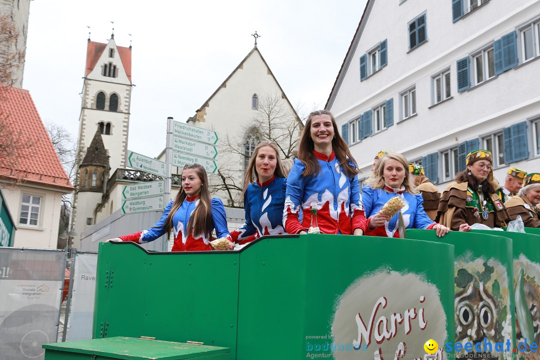 Rosenmontagsumzug - Narrensprung: Ravensburg, 12.02.2024