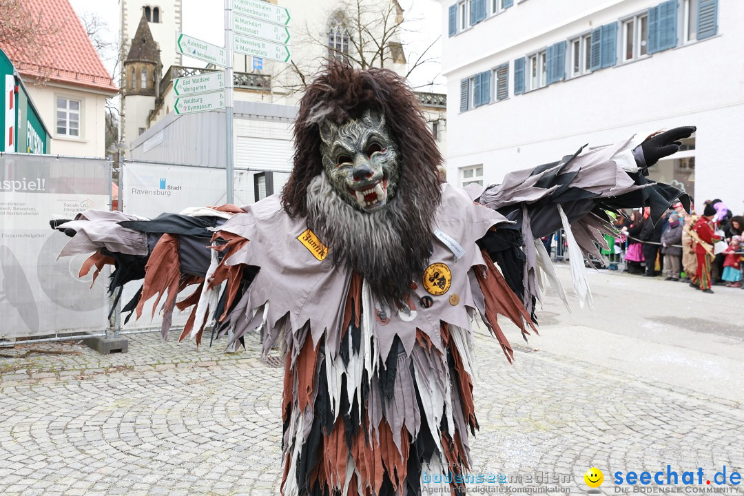 Rosenmontagsumzug - Narrensprung: Ravensburg, 12.02.2024