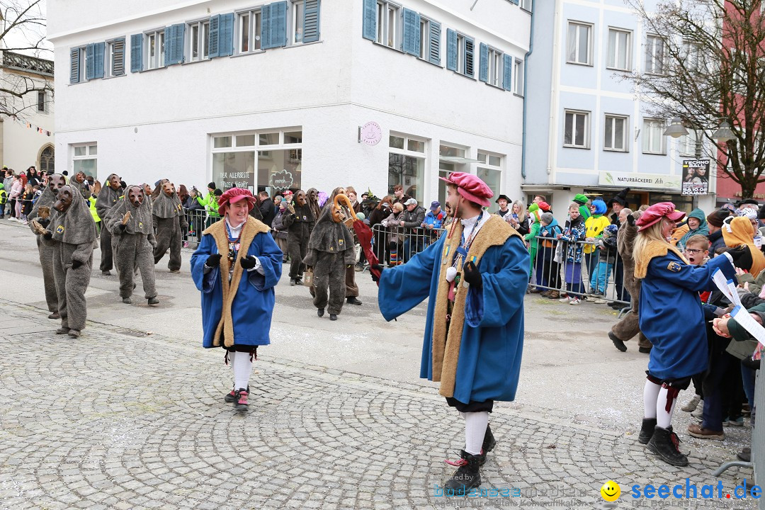 Rosenmontagsumzug - Narrensprung: Ravensburg, 12.02.2024