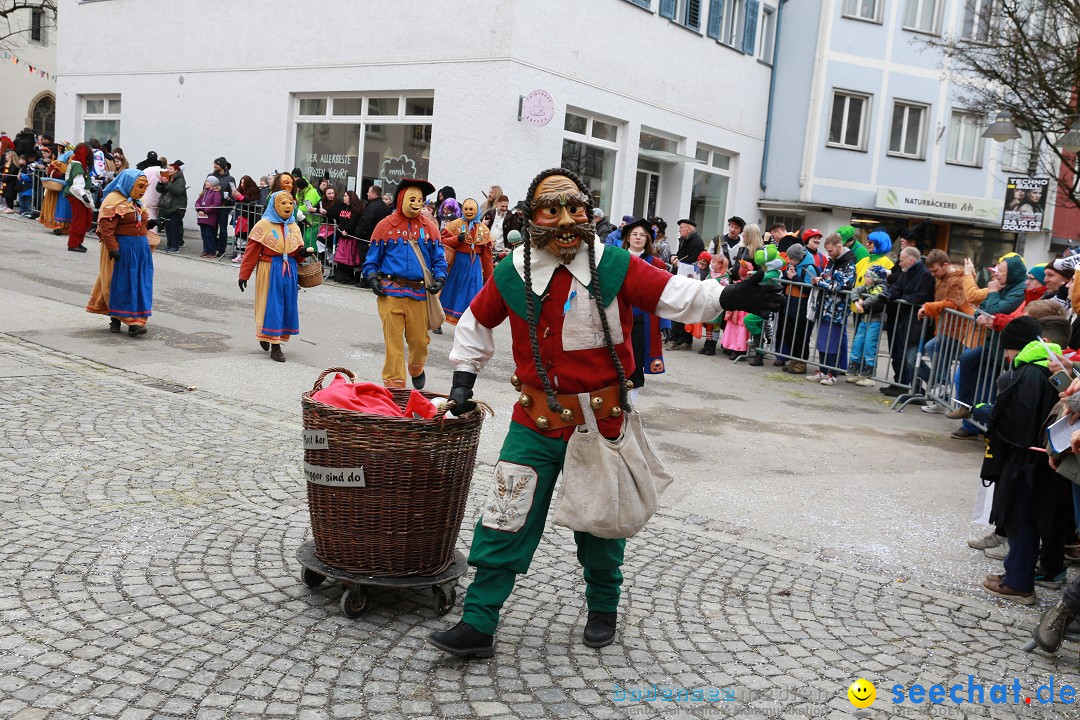 Rosenmontagsumzug - Narrensprung: Ravensburg, 12.02.2024