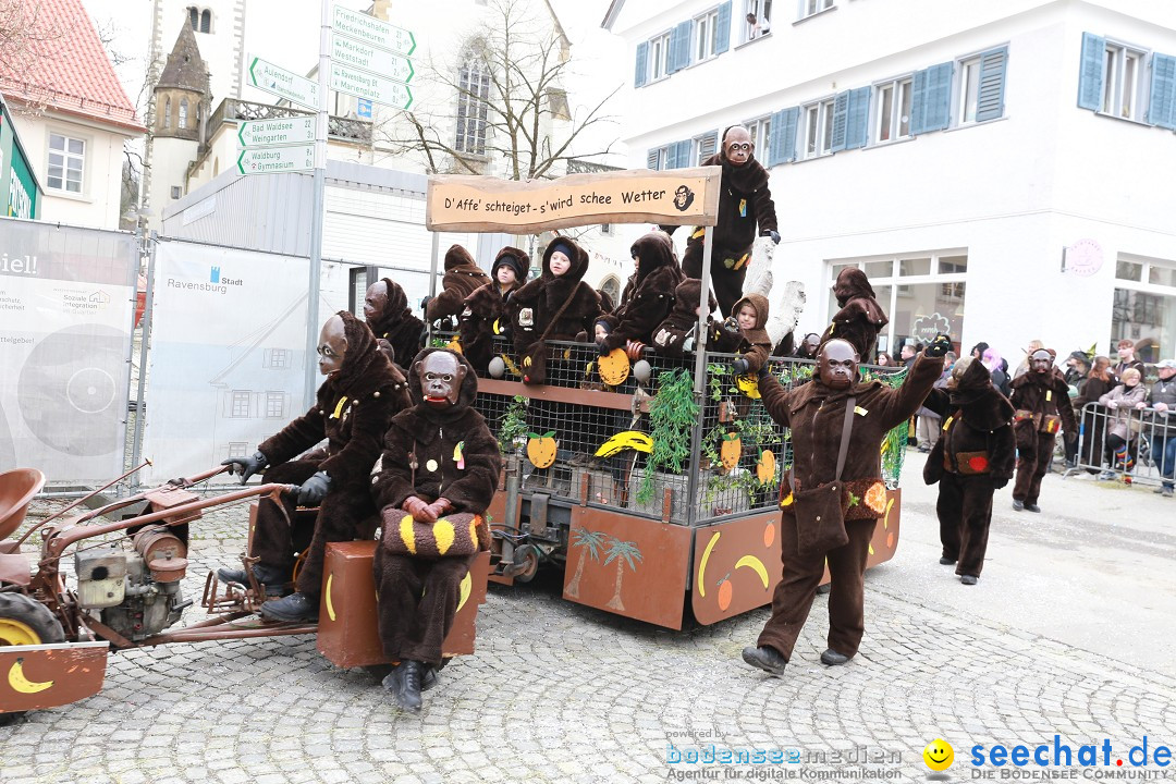 Rosenmontagsumzug - Narrensprung: Ravensburg, 12.02.2024