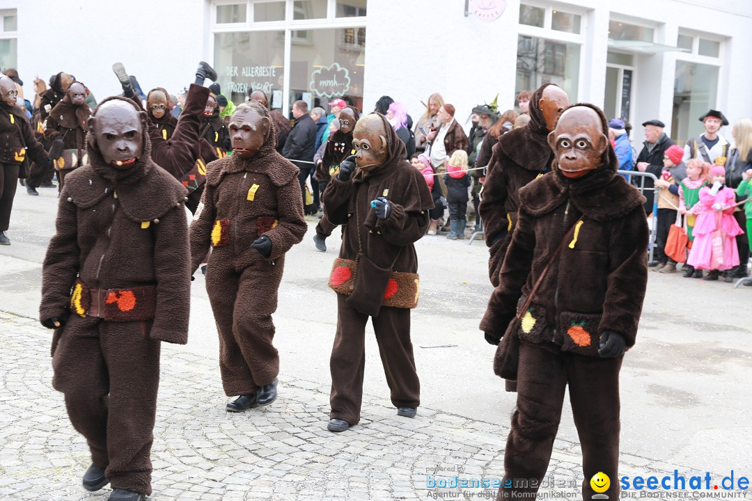 Rosenmontagsumzug - Narrensprung: Ravensburg, 12.02.2024