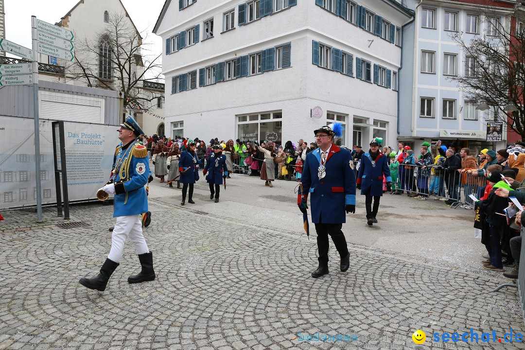 Rosenmontagsumzug - Narrensprung: Ravensburg, 12.02.2024