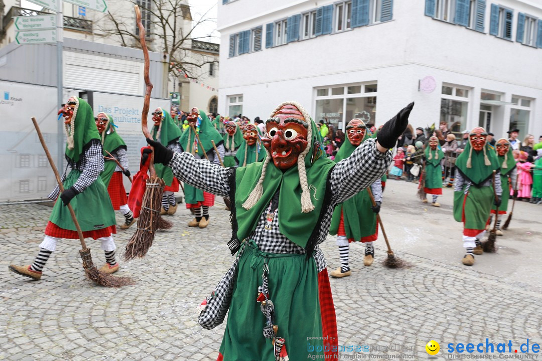 Rosenmontagsumzug - Narrensprung: Ravensburg, 12.02.2024