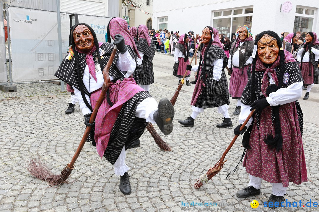 Rosenmontagsumzug - Narrensprung: Ravensburg, 12.02.2024