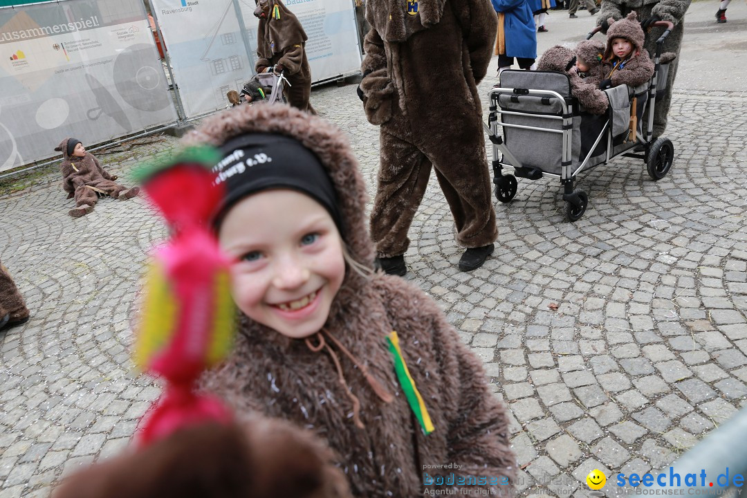 Rosenmontagsumzug - Narrensprung: Ravensburg, 12.02.2024