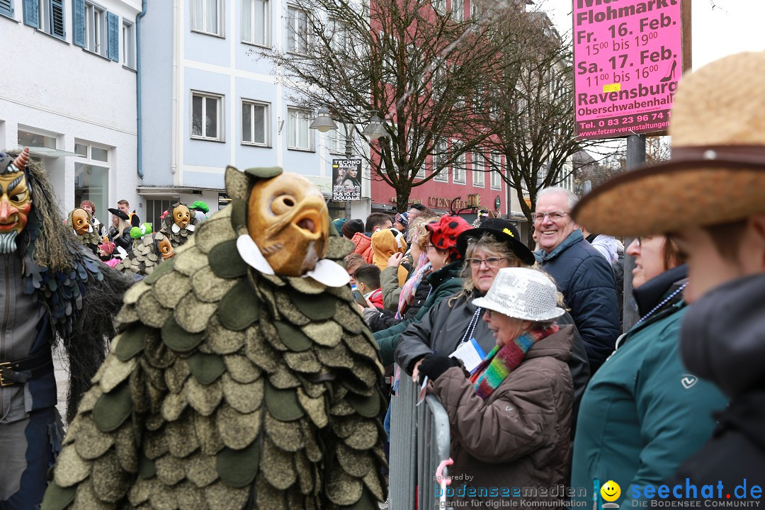 Rosenmontagsumzug - Narrensprung: Ravensburg, 12.02.2024