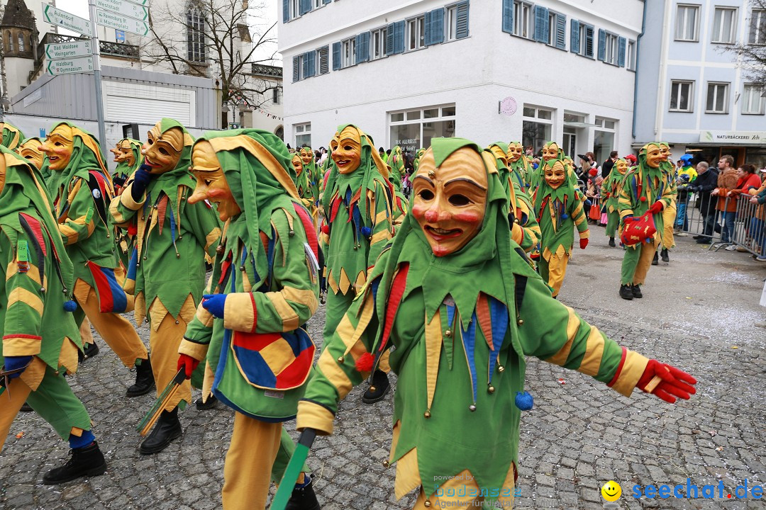 Rosenmontagsumzug - Narrensprung: Ravensburg, 12.02.2024